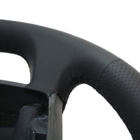 Руль на обмен Citroen Jumper (чёрная строчка, кожа натуральная)