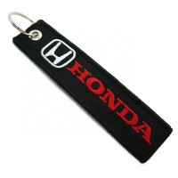 Брелок тканевый с вышивкой «Honda Auto»
