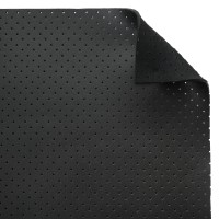 Каучуковый материал (черный В42, ширина 1,4 м., толщина 2 мм.) перфорированный