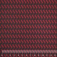 Жаккард «Штрих-1» на поролоне (черно-красный, ширина 1,5 м., толщина 4 мм.) клеевое триплирование