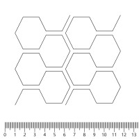 Экокожа стёганая «intipi» Honey (чёрный/чёрный, ширина 1.35 м, толщина 5.85 мм)