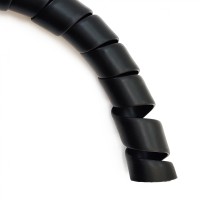 Защитная спираль для проводов 20/27 мм (чёрная)