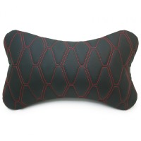 Подушка из экокожи «INTIPI» Loza (чёрный/красный)