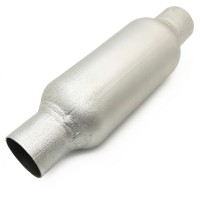Пламегаситель стронгер «STL» круглый, жаброобразный диффузор, длина 300 мм, труба Ø60 мм (углеродистая сталь)