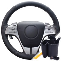 Оплетка на руль из «Premium» экокожи Mazda 6 2007-2012 г.в. (черная)
